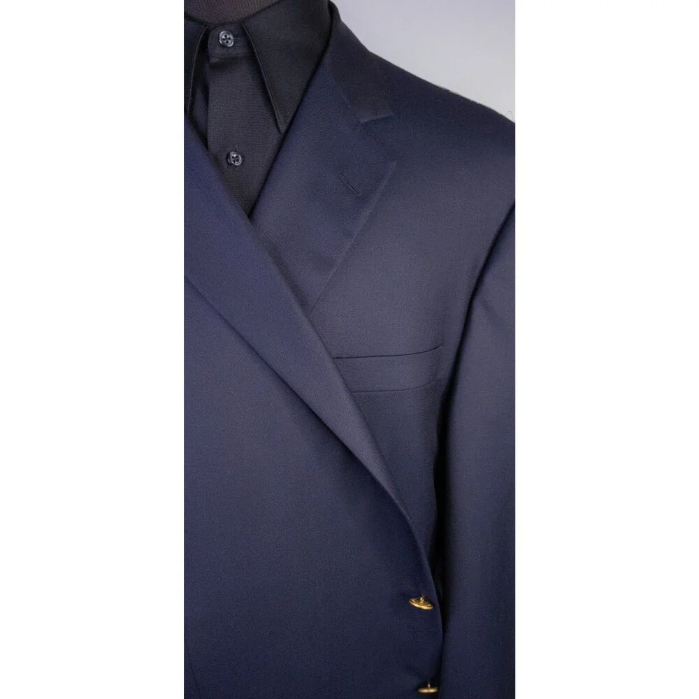 Brooks Brothers Gold Fleece Madison SAXXON Wool Blazer Sz 56R Two Button Jacket